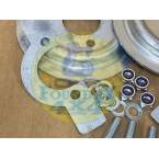 Front Galvanised Spring Seat & Retainer Kit